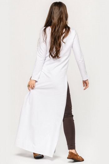 Длинная белая туника Эрика