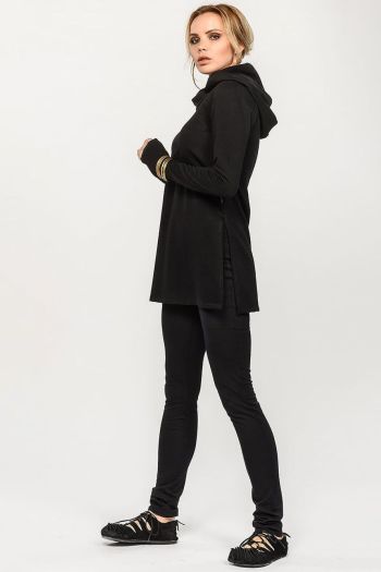 Черная туника Кольраби