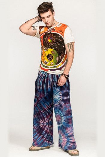 Разноцветные мужские штаны Каттлея