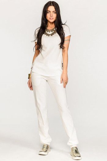 Белые женские брюки Оттона