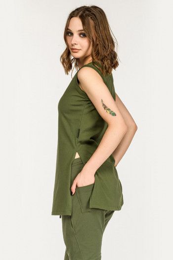 Удлиненная майка Брахикома