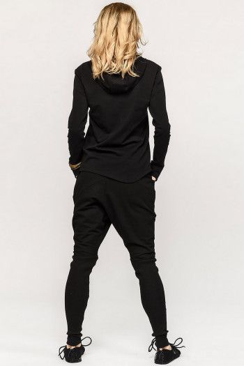 Черные утепленные галифе Флокс