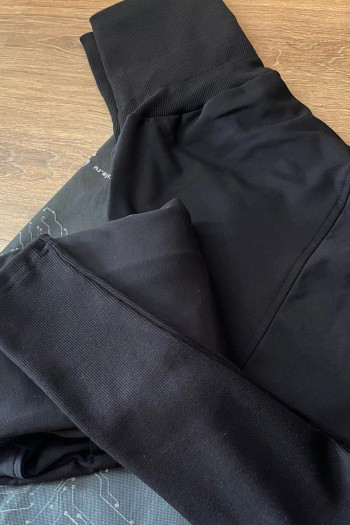 Черные утепленные галифе Флокс