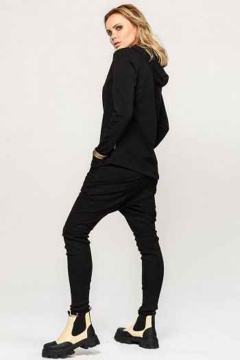 Черные утепленные галифе Флокс