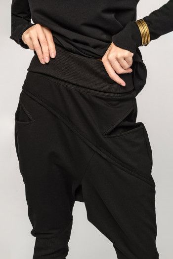 Черные утепленные галифе Флокс