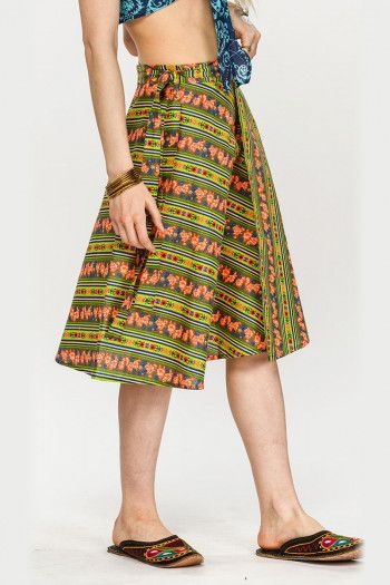 Яркая пляжная юбка «Альма»