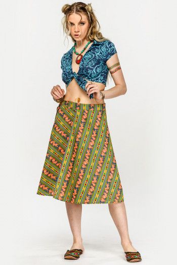 Яркая пляжная юбка «Альма»