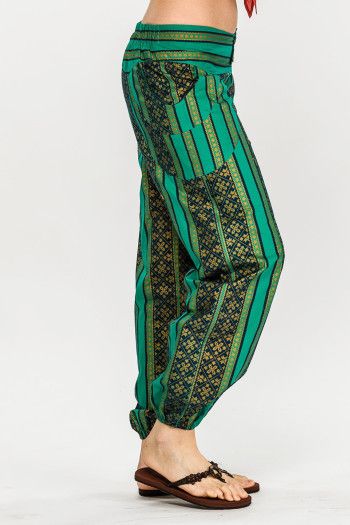 Прямые штаны из хлопка Энергия Шакти