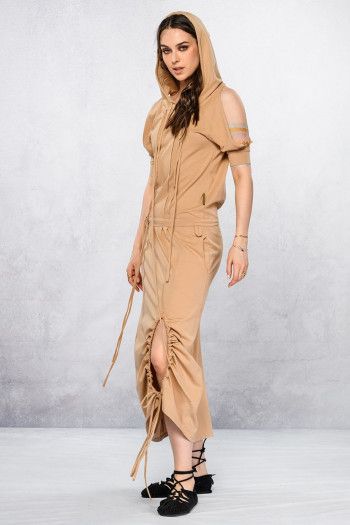 Платье с капюшоном Эйва