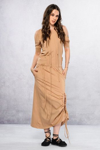 Платье с капюшоном Эйва