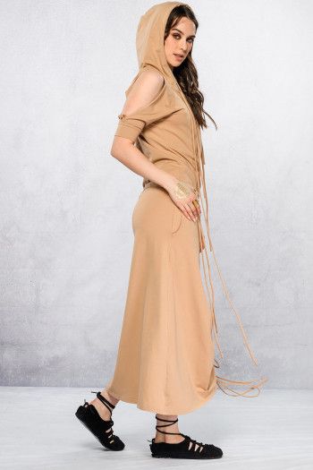 Платье с капюшоном Эйва