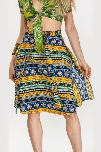 Юбка пляжная из хлопка Этника