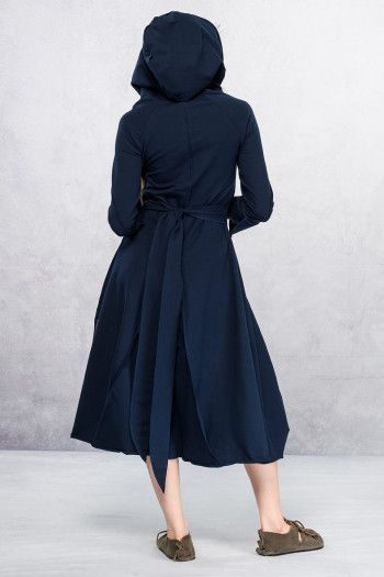 Синее бохо платье Нади