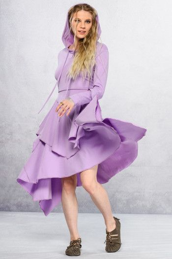 Сиреневое бохо платье Мелисса