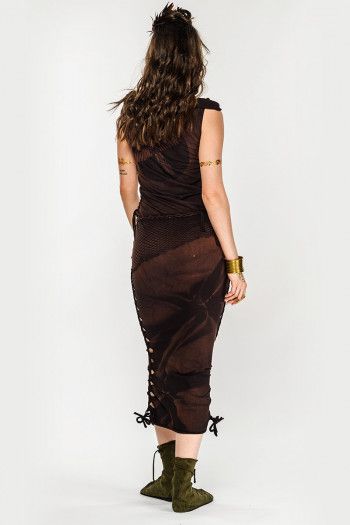 Коричневое платье Бейрут