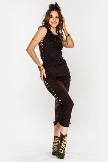 Коричневое платье Бейрут