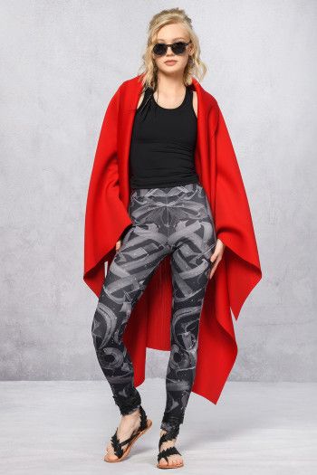 Лосины с высокой посадкой «Каллиграфия»