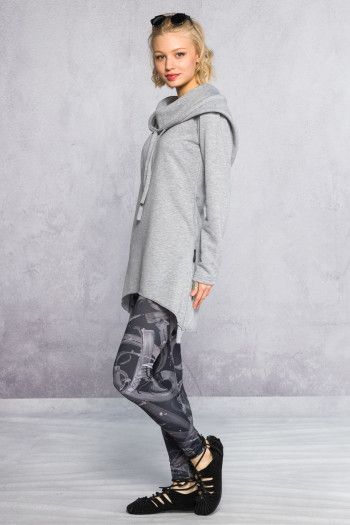 Лосины с высокой посадкой «Каллиграфия»