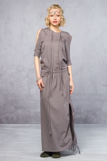 Серое платье Монтесума