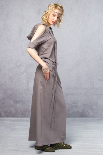 Серое платье Монтесума