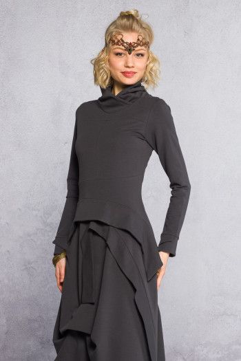 Свободное серое платье Спараксис