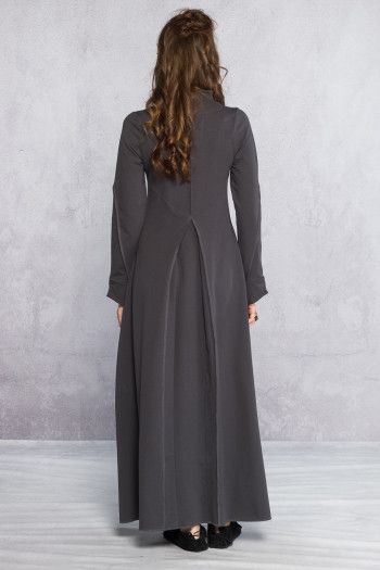 Женское серое платье Тео