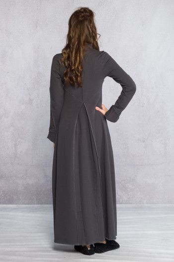 Женское серое платье Тео