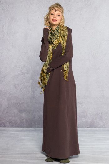 Кашемировый тонкий шарф с этно орнаментом в стиле пейсли