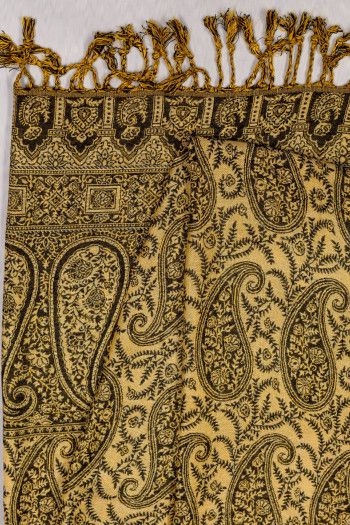 Женский тонкий шарф палантин с восточным узором «Руркелла»