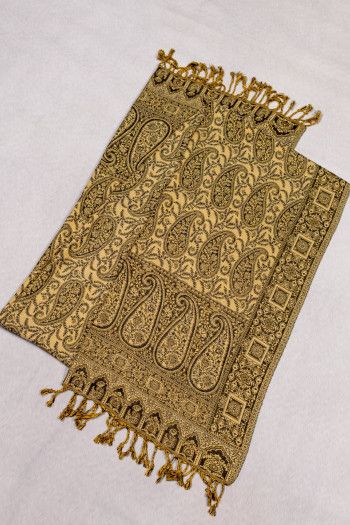 Женский тонкий шарф палантин с восточным узором «Руркелла»