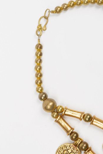 Подвеска с монетами и бусинами Кангра