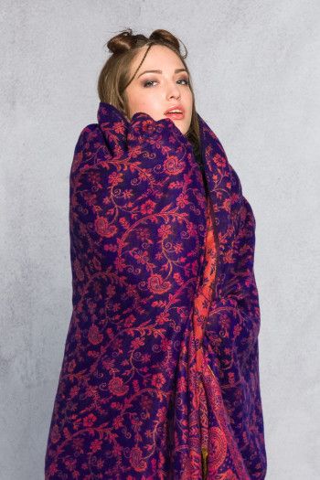 Этнический плед Лавандовый рай