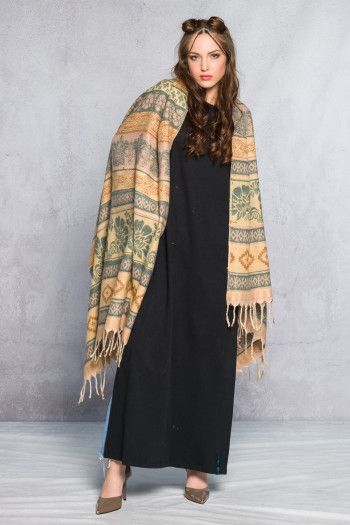 Палантин с узором Золото пустыни