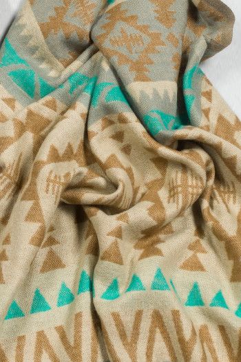 Палантин шерстяной Полуденное солнце