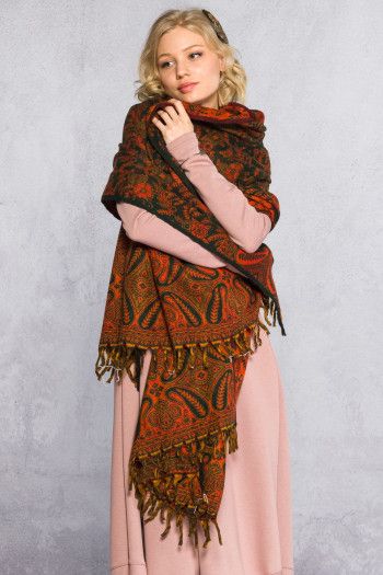 Теплый Палантин Вечер в Бомбее