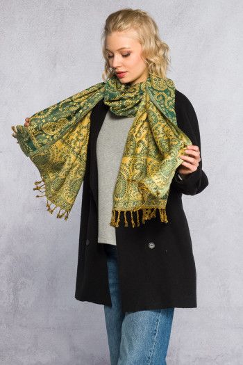 Шарф с бахромой Восточный путь