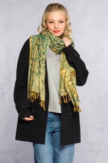 Шарф с бахромой Восточный путь