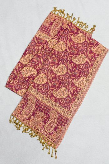 Кашемировый шарф Агератум