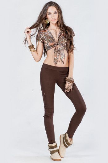 Леггинсы Золото океана