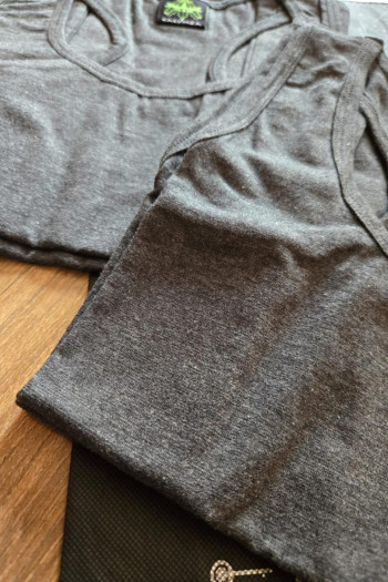 Маечка однотонная Серая ночь