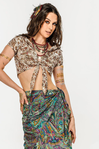 Леггинсы Золото океана