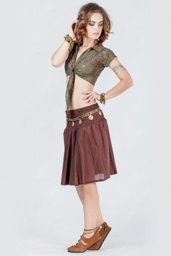 Топ с воротником Багмати