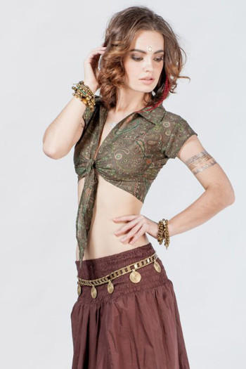 Массивное плетеное колье Джадол