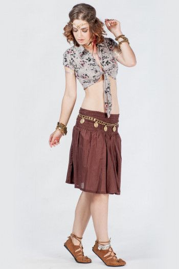 Серый топ Аврюз