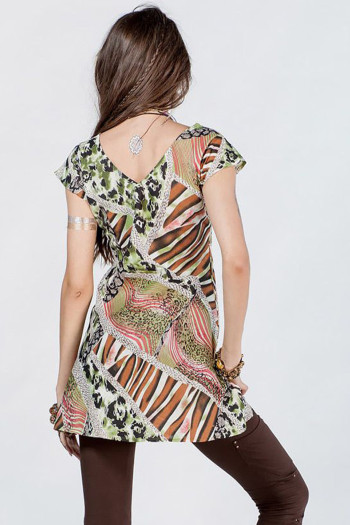 Туника платье Зеленая магия