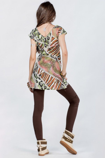 Туника платье Зеленая магия