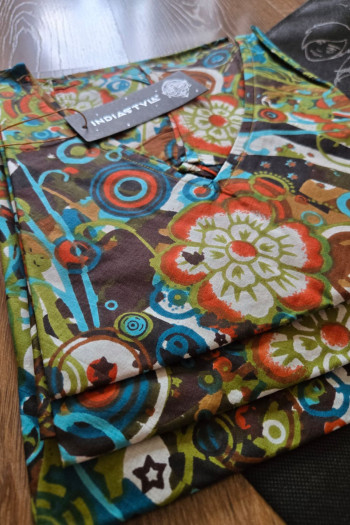 Туника с цветами Зеленый луг