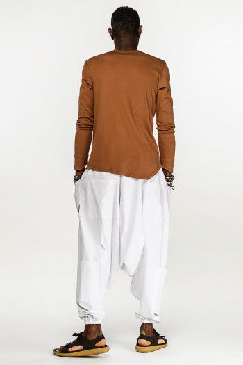 Белые шаровары Кумбха