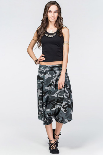 Чёрная майка Каладиум