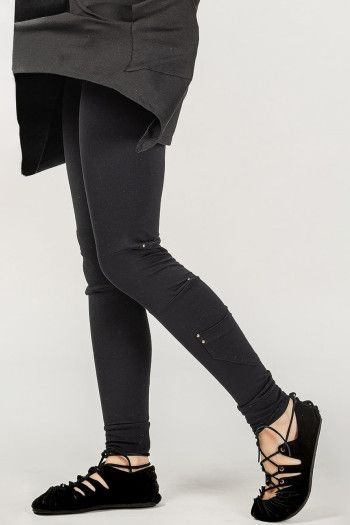 Леггинсы черные Атилла